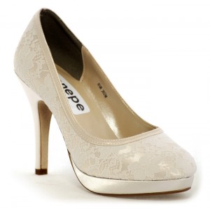 Modelo Belén, colección enepe zapatos de novia 2012