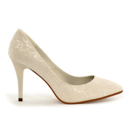 Selena zapatos de novia: marfil claro _ wedding shoes: light ivory