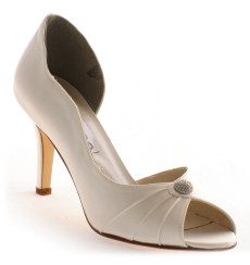 Summer wedding shoes _TU-501_light ivory; zapatos de novia