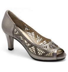 Davinia evenign shoes, color: gold brown
