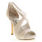 Luna zapatos de novia _ wedding shoes _  light ivory