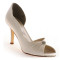 Summer wedding shoes _TU-501_light ivory; zapatos de novia