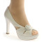Rosalia zapatos de novia: marfil claro, wedding shoes:light ivory