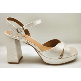 Coral 10cm sandalias de novia cava