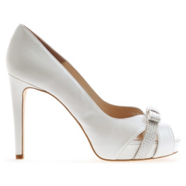 Wilma peep toes de novia