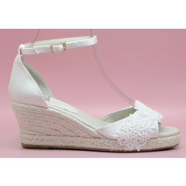 Aida bridal espadrille 