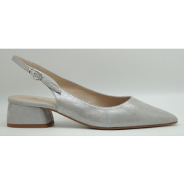 Mar zapato de fiesta ancho especial plata