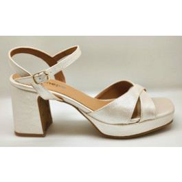 Coral 8cm sandalias de novia cava