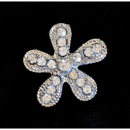 A_47 Broche flor de pedrería, adornos para zapatos, shoe clip