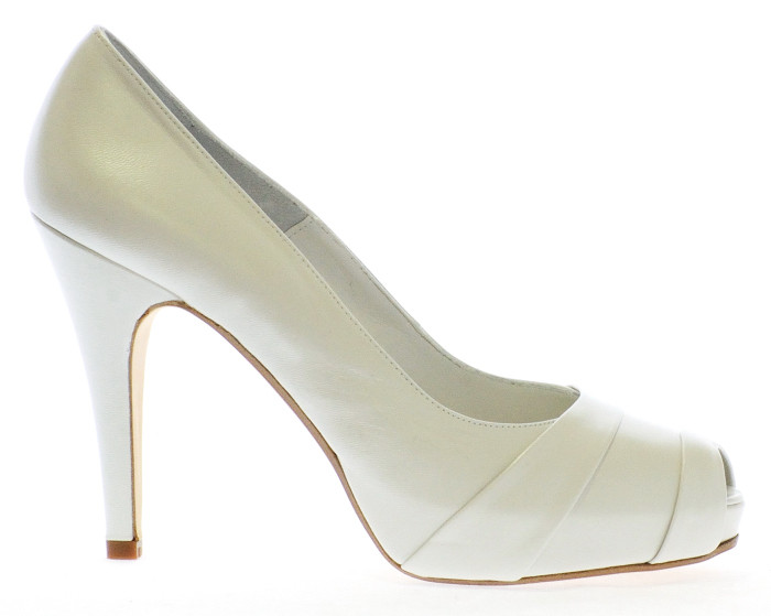 Paz peep toe de novia