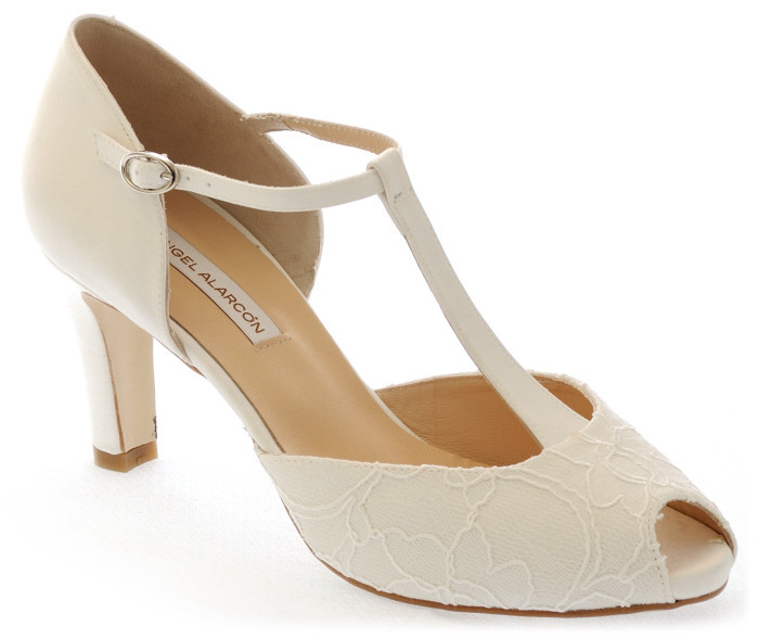 Comprar Lourdes 7cm zapato de novia, Zapatos, Sandalias y Tocados