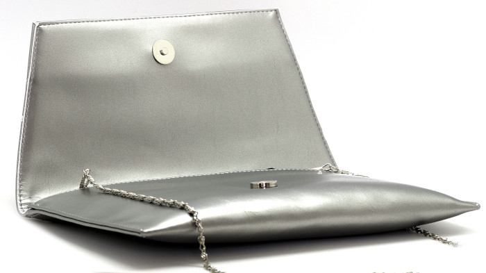 Bolso plateado boda on sale