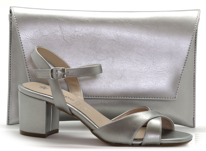 Teo bolso de fiesta plata