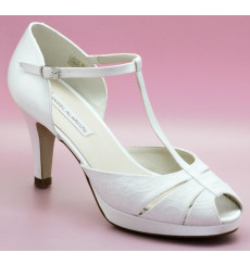 Lourdes 8cm zapatos de novia