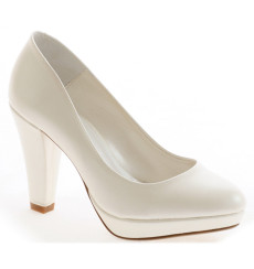 Matilde zapatos de novia blanco roto