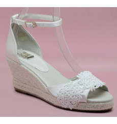 Aida bridal espadrille 