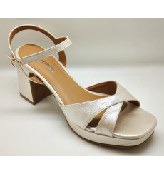 Coral 8cm sandalias de novia cava