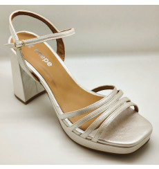 Ada 10 cm sandalia de novia y fiesta cava