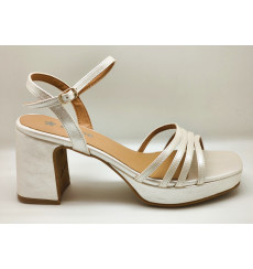 Ada 8 cm sandalia de novia y fiesta cava