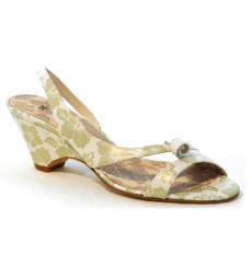 Lola estampado sandalia de novia y fiesta