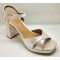 Coral 10cm sandalias de novia cava