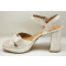 Coral 10cm sandalias de novia cava