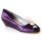 Anna zapato de fiesta; prom shoe; Color: TU-555_aubergine