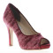 Carla zapatos de fiesta _ TU-597 claret