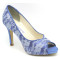 Carla zapatos de fiesta TU-609 blue jay