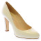 Cecilia zapatos de novia: marfil claro (blanco roto) _ wedding shoes: light ivory