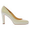 Cecilia zapatos de novia: marfil claro (blanco roto) _ wedding shoes: light ivory