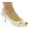 Julieta zapatos de novia: marfil claro (blanco roto) 