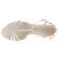 Mayka sandalia de novia: blanco roto