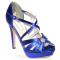 Darling zapatos de fiesta _ TU-548_ rio saphire, _ evening shoes _TU-548_ rio saphire