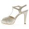 Amanda zapatos de novia: color: marfil claro _ Amanda wedding shoes_  light ivory