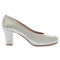 Claudia zapatos de fiesta, color gris plata _ evenign shoes, color: silver