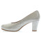 Claudia zapatos de fiesta, color gris plata _ evenign shoes, color: silver