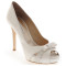 Wilma peep toes de novia