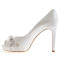 Wilma peep toes de novia