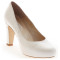 Cristina zapatos de novia: marfil claro (blanco roto) _ wedding shoes: light ivory