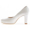 Cristina zapatos de novia: marfil claro (blanco roto) _ wedding shoes: light ivory