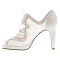 Anabel zapatos de novia: blanco roto
