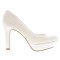 Venus zapatos de novia de encaje, blanco roto