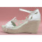 Bohemia 9cm alpargatas de novia encaje