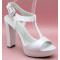 Fina zapatos de novia: blanco roto