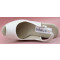 Eulalia 12cm alpargatas de novia: blanco roto