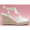 Trinidad wedding espadrille, lighy ivory