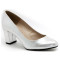 Tatiana zapatos de fiesta: plata