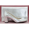 Tatiana zapatos de fiesta plata y bolso Xavi