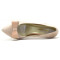 Sol zapatos de novia y fiesta nude lazo